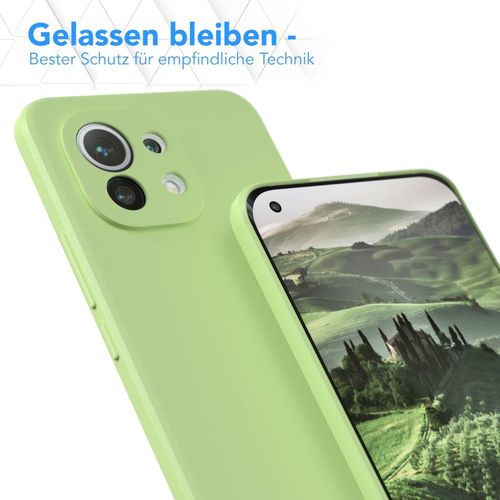 Case xiaomi mi 11 lite Cover Liquid Silicone Case ; vert
 Fiche Technique et Prix au Maroc