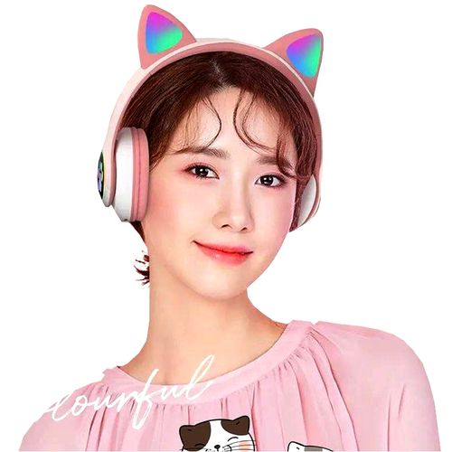 Casque Bluetooth Sans Fil Oreil de Chats pour les Filles
 Fiche Technique et Prix au Maroc