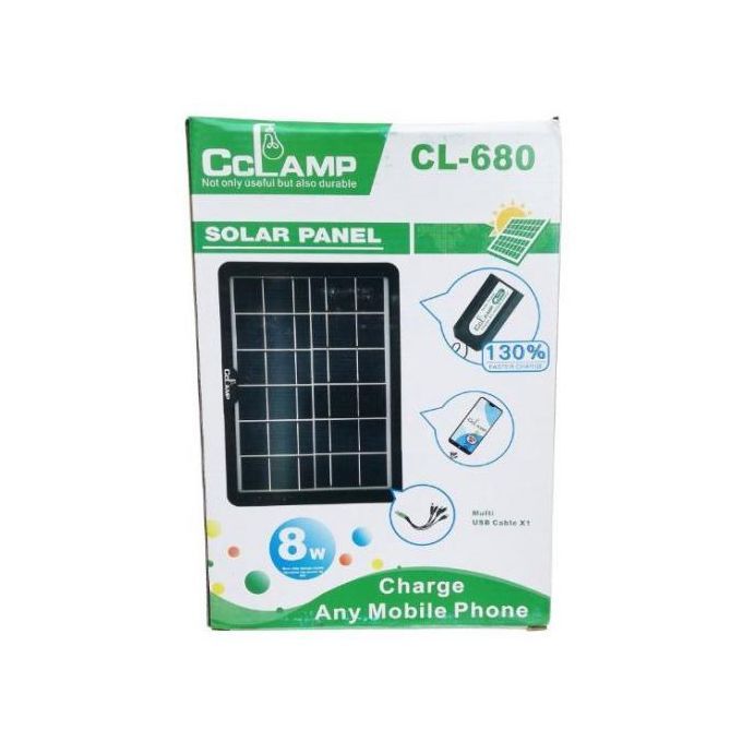 product_image_name-Cclamp-Panneau solaire, chargeur solaire 8W - 6V-2