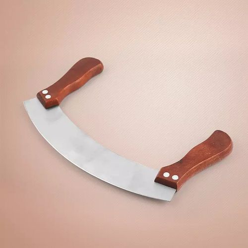 Couteau en acier inoxydable Coupe Pizza outil de coupe avec Double
 Fiche Technique et Prix au Maroc