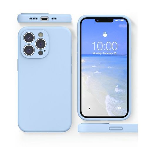 Cover Pochette pour iPhone 14 pro Max bleu Ciel très ,pratique , antichoc, waterproof
 Fiche Technique et Prix au Maroc