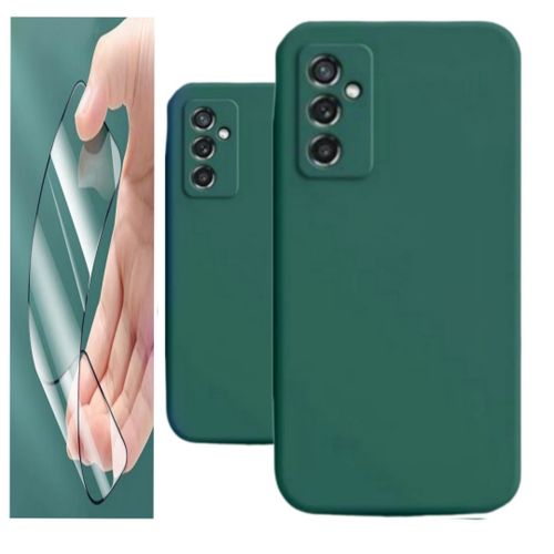 Cover Pochette silicone souple pour Samsung A24 (4G) Vert + Ciramik
 Fiche Technique et Prix au Maroc