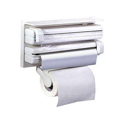 Distributeur de rouleaux Triple Rouleaux Film aliment.- Essuie-tout - Papier Alu
 Fiche Technique et Prix au Maroc