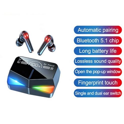 Ecouteurs Bluetooth M28 TWS Casque Kit Sans Fil + boîte de chargement
 Fiche Technique et Prix au Maroc