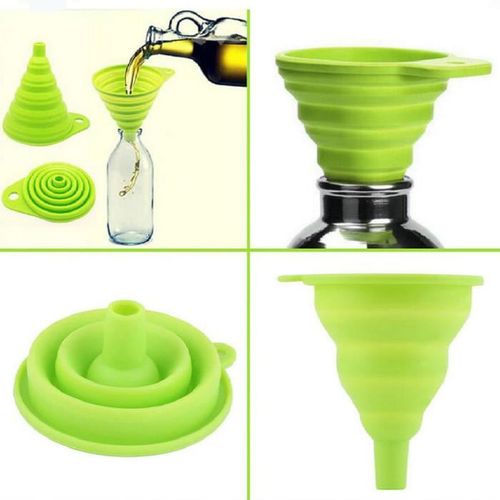 Entonnoir il Pliable en Silicone pour la distribution et transfert de liquide
 Fiche Technique et Prix au Maroc