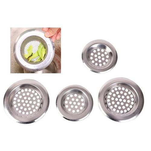 Filtre d'évier de cuisine en acier inoxydable à 4 grilles
 Fiche Technique et Prix au Maroc