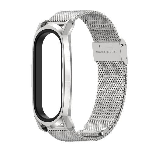 For Xiaomi Mi Band 6 / 5 / 4 / 3 Metal Stainless Steel Replacement Watchband(Silver)
 Fiche Technique et Prix au Maroc