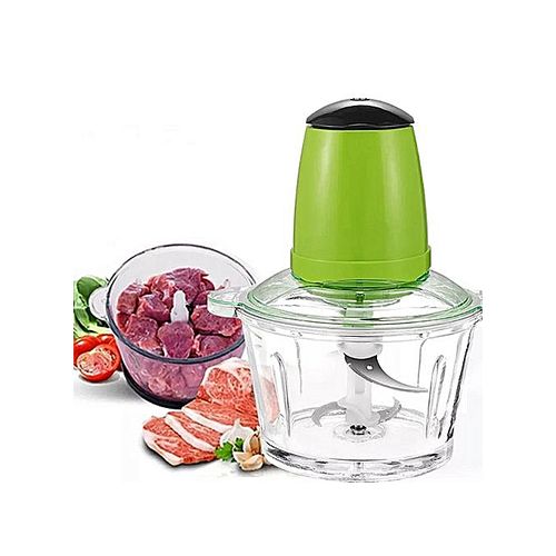 Hachoir Électrique Multifonction En verre avec 2 Lames -
 Fiche Technique et Prix au Maroc