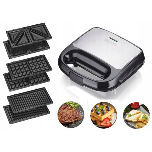 Heinrich's Appareil à sandwich Gaufrier et grille-pain 3 en 1
 Fiche Technique et Prix au Maroc