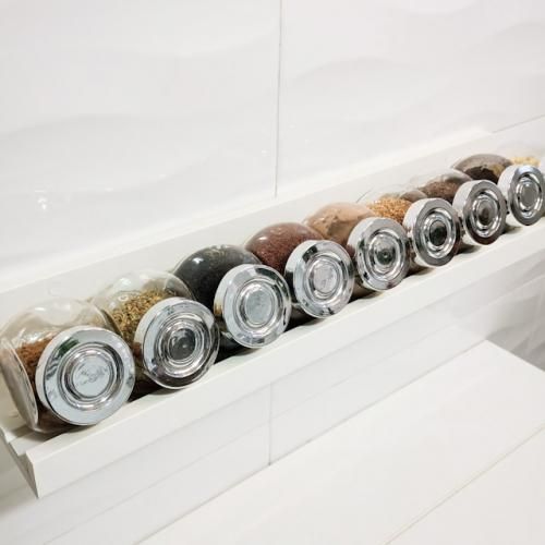 Ikea 12 pièces  Bocaux à épices, verre, couleur aluminium, 15 cl
 Fiche Technique et Prix au Maroc