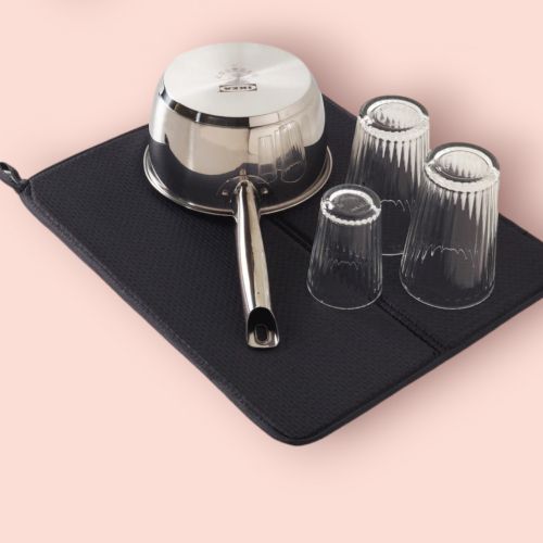 Ikea Tapis séchage vaisselle, gris foncé, 44x36 cm
 Fiche Technique et Prix au Maroc