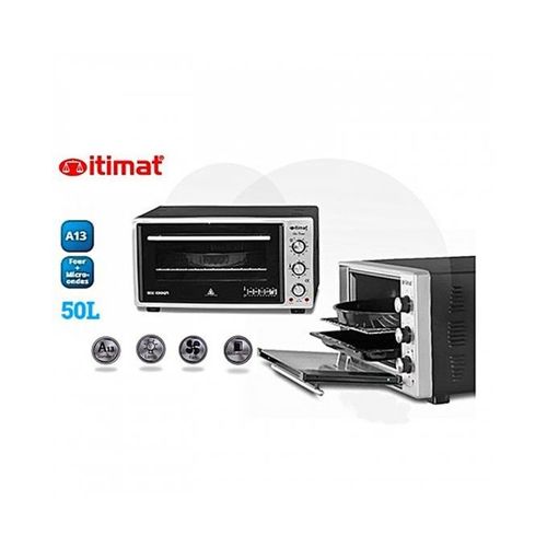 Itimat Four Électrique de Haute Qualité 50L- Double vitrage - Ventilateur - Lampe
 Fiche Technique et Prix au Maroc