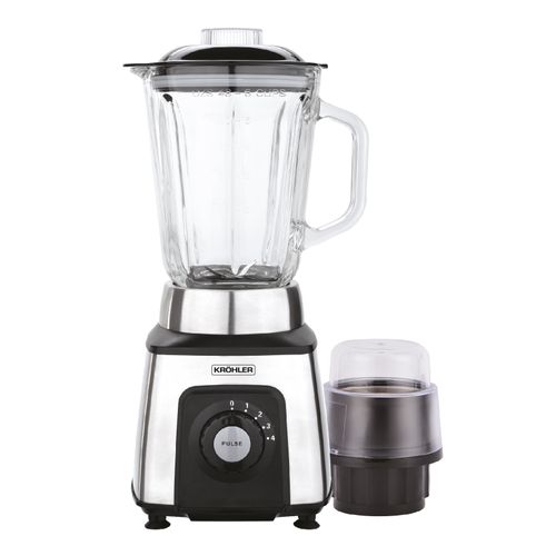 KRÖHLER Blender 800W Mixeur & Moulin Kröhler -INOX- Carafe en Verre
 Fiche Technique et Prix au Maroc