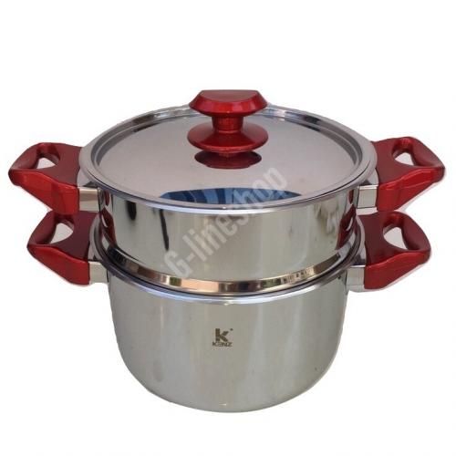 Kenz Couscoussier INOX Capacité 8 litres VS-30 G-lineshop
 Fiche Technique et Prix au Maroc