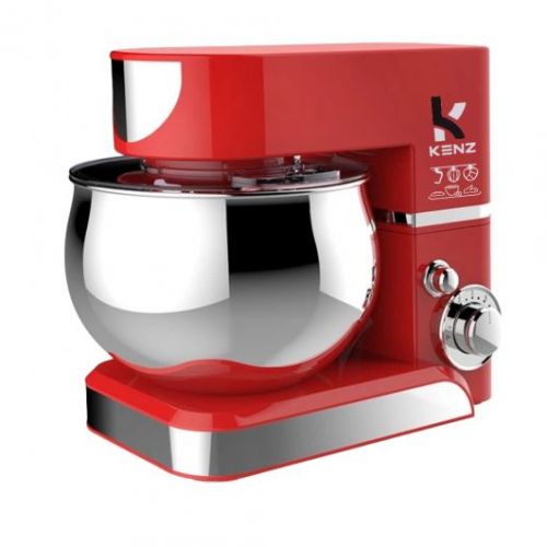Kenz Robot Cuisine Pétrin 6 vitesses 5L en INOX ROUGE
 Fiche Technique et Prix au Maroc