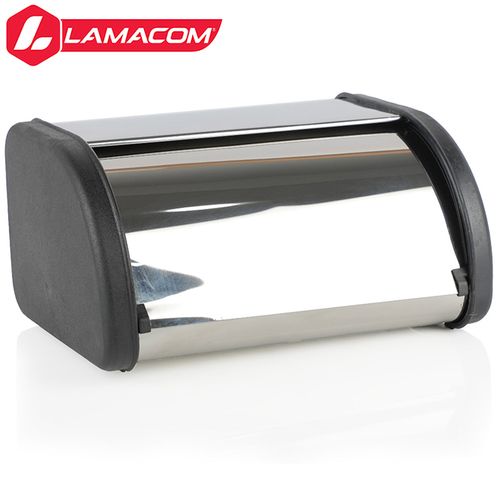 Lamacom Boite À Pain Inox À Ouverture Coulissante, Récipient À Pain, Garde-Pain En Acier
 Fiche Technique et Prix au Maroc