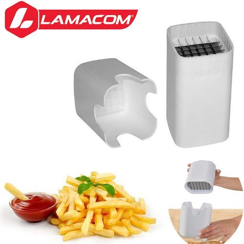 Lamacom Nouveau Coupe frites manuel "Tata Frita" Poussoir Découpe des pommes de terre pratique
 Fiche Technique et Prix au Maroc