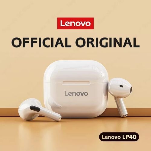 Lenovo Ecouteurs Sans Fil LP40 TWS blanc, Commande Tactile, double Stéréo Basse Bluetooth 5.0 Etanche
 Fiche Technique et Prix au Maroc