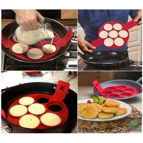 Machine à crêpes outil de cuisson antiadhésif anneau à oeufs moule circulaire
 Fiche Technique et Prix au Maroc