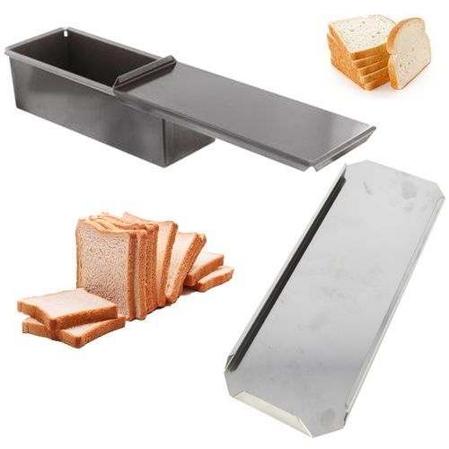 Moule à pain de mie avec couvercle en Inox anti adhérent, Moule rectangulaire
 Fiche Technique et Prix au Maroc