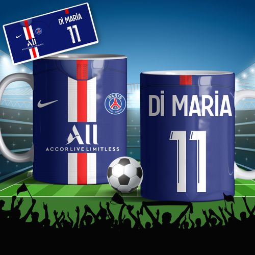 Mug Ángel Di María PSG Football Tasse a café avec boite en carton
 Fiche Technique et Prix au Maroc