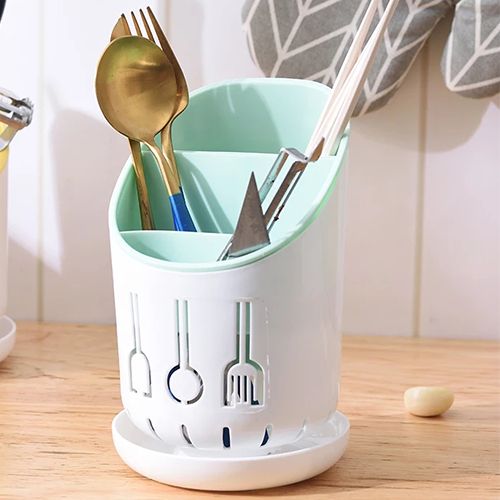 Multifonction en plastique rayonnage plat baguettes couverts étagère de rangement Drain support passoire support créatif cuisine outils
 Fiche Technique et Prix au Maroc