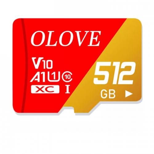 Olove Carte mémoire,Olove Card micro SD,512GB V10-A1
 Fiche Technique et Prix au Maroc