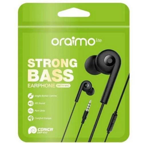 Oraimo Écouteurs OEP-E10 Pure Bass et son HD avec microphone
 Fiche Technique et Prix au Maroc