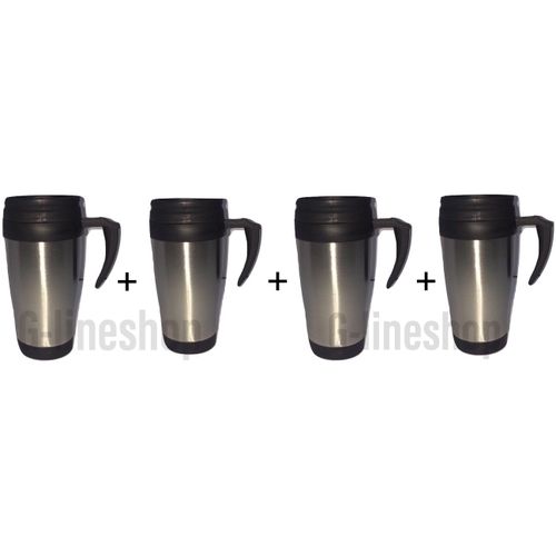Pack 4 MUGS INOX Pratiques
 Fiche Technique et Prix au Maroc