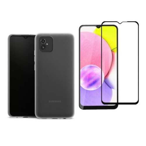 Pack : Incassable pour Samsung A04 + Coque Silicone Transparent pour Samsung A04
 Fiche Technique et Prix au Maroc