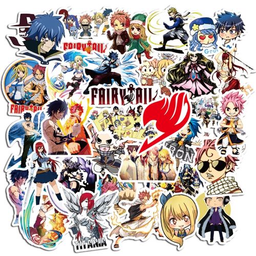 Pack stickers anime  Fairy Tail pour décorer,vélo,Guitar,téléphone,pc,voiture by moroccan otaku
 Fiche Technique et Prix au Maroc