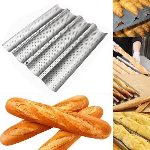 Plaque de Cuisson Perforée Moule Anti-adhésif pour 4 Baguettes
 Fiche Technique et Prix au Maroc