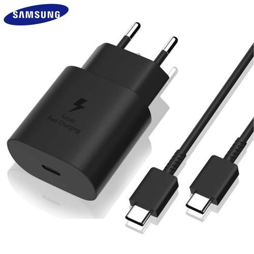 Samsung Chargeur secteur Officiel Samsung 25W USB-C
 Fiche Technique et Prix au Maroc