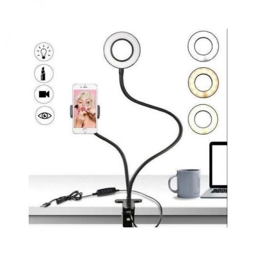 Selfie Ring Light with Cell Phone Holder Stand
 Fiche Technique et Prix au Maroc