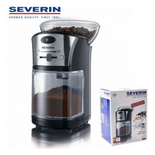 Severin Moulin à café électrique  et broyeur avec réservoir jusqu’à 100 g de café moulu et 150 g de café en grain réglage de la finesse et quantité de mouture,
 Fiche Technique et Prix au Maroc