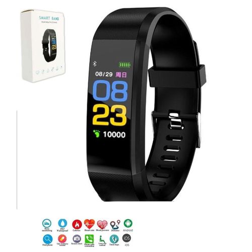 Smart Band Bracelet Commissaire à la santé - Montre intelligente Bluetooth - Serveur intelligent Montres santé Toute activité physique
 Fiche Technique et Prix au Maroc