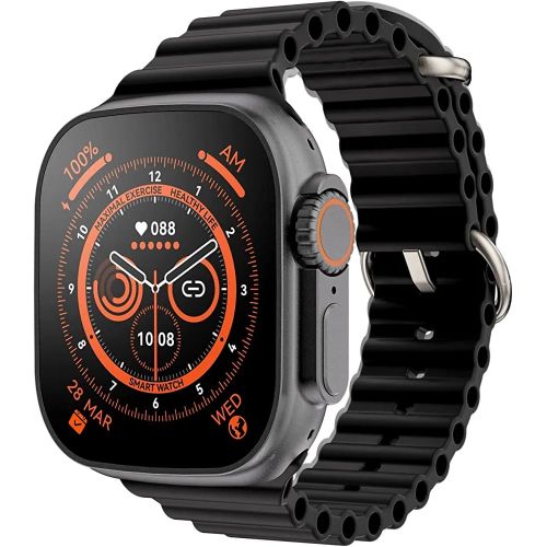 Smart Watch S8 Ultra Bluetooth Appel Étanche Chargement sans fil Écran HD / Noir
 Fiche Technique et Prix au Maroc