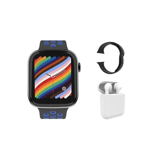 Smart Watch w26 PRO MAX + Écouteurs Bluetooth sans fil +2 Bracelets- Noir
 Fiche Technique et Prix au Maroc