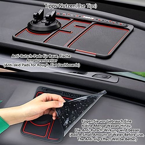 Tapis de voiture polyvalent avec rangement et support de téléphone portable
 Fiche Technique et Prix au Maroc