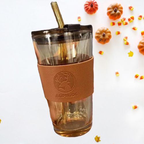 Tasse à café en verre de style Ins avec paille
 Fiche Technique et Prix au Maroc