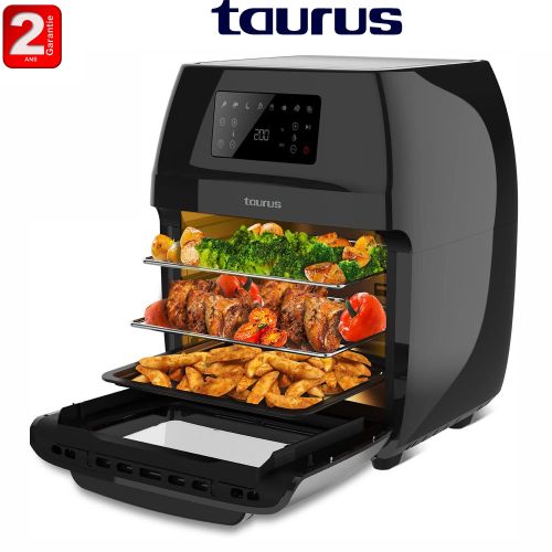 Taurus Friteuse sans huile AIR FRY DIGITAL GRILL8 programmesXXL 12L-2ans de garantie
 Fiche Technique et Prix au Maroc