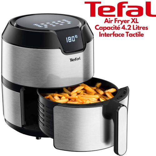 Tefal EY401D Friteuse À Air Chaud Friteuse Tactile Grande Capacité 4.2 Litres Air Fryer Sans Huile 1500W
 Fiche Technique et Prix au Maroc