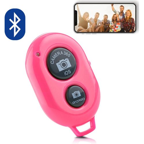 Telecommande Bluetooth Selfie Photo (Rose) pour Telephone Camera Appareil photo
 Fiche Technique et Prix au Maroc