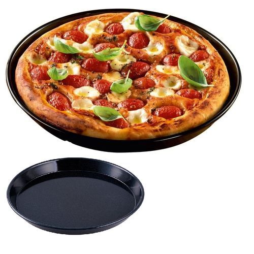 Toop Plaque Ronde noir de Four pour Pizza 34 x 5 cm Moule à Pizza Profond
 Fiche Technique et Prix au Maroc