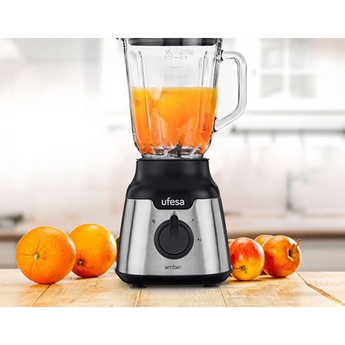 Ufesa BLENDER Inox 900W EN VERRE 0,8 L
 Fiche Technique et Prix au Maroc
