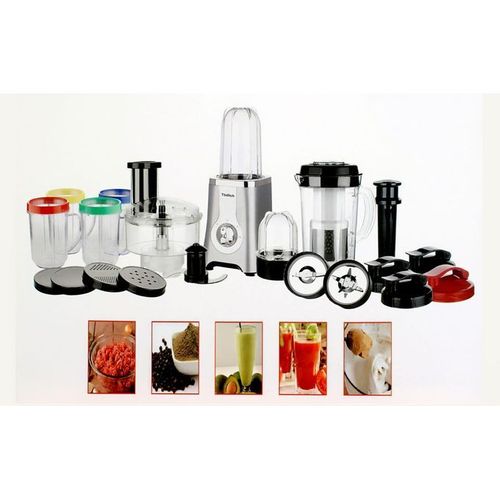 tödlich Robot Mixeur Avec 36 Pieces. Bol incassable .Hacher Et Couper Rapidement Tous Vos Aliments que Ce Soient De La Viande, Des Noix ou Des Herbes - 380W
 Fiche Technique et Prix au Maroc