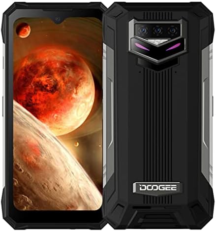 DOOGEE S89 Pro Android 12 Téléphone Incassable, Batterie 12000mAh, Helio P90 8Go+256Go, 64MP Triple Caméra (20MP IR Vision Nocturne), Smartphone Etanche IP68, 6,3" FHD+, Charge sans Fil GPS NFC Noir Fiche Technique et Prix au Maroc