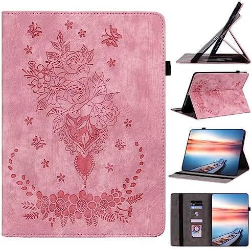 Coque Lenovo Tab M10 10.1 inch 3rd Gen 2022 Case Fleurs Papillon Housse en Cuir PU Flip Stand Portefeuille Tablet Etui Coque de Protection avec Fente Carte pour Lenovo Tab M10 10.1 inch 3rd Gen 2022, Fiche Technique et Prix au Maroc