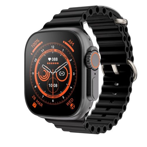 Watch SMART X8 ULTRA MAX 49 mm ''Bracelet Noir''
 Fiche Technique et Prix au Maroc