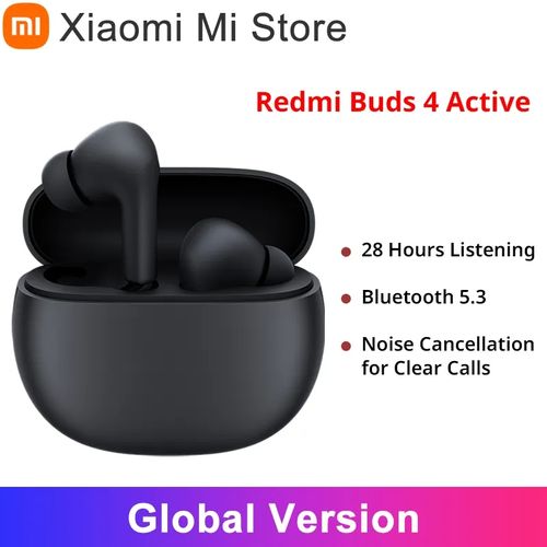 XIAOMI Buds 4 Active Earphone TWS, Bluetooth 5.3, Noise Cancelling, Waterproof
 Fiche Technique et Prix au Maroc